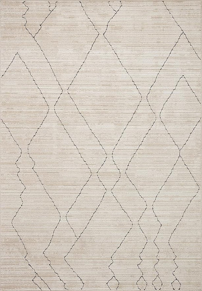 Loloi Darby Collection DAR-03 Sand/Charcoal 11'-6" x 15' Area Rug