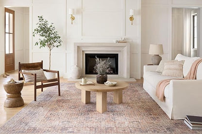 Loloi II Skye Collection SKY-01 Blush/Grey 5'-0" x 7'-6" Area Rug