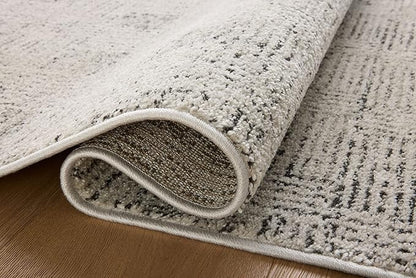 Loloi Kamala Collection KAM-01 Grey/Graphite 7'-10" x 10' Area Rug