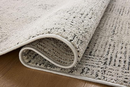 Loloi Kamala Collection KAM-01 Grey/Graphite 6'-7" x 9'-6" Area Rug