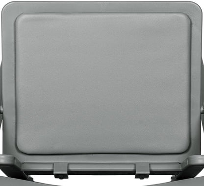Flash Furniture Hercules Set of 2 Kids Gray Resin Folding Chairs with Gray Vinyl Padded Seats