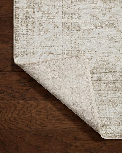 Loloi Amber Lewis Honora Collection HON-01 Ivory/Natural 11'-6" x 15'-6" Area Rug