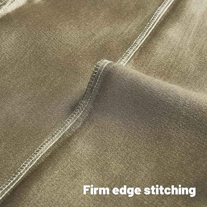 FUTEI Olive Green Chenille Decorative Throw Pillow Covers 26x26 Inch Set of 2,Soft Embossed Striped Textured Euro Pillow Shams,Modern Home Decor for Couch Bed Living Room