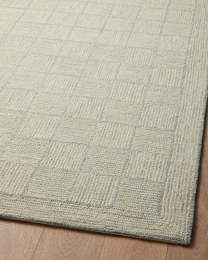 Loloi Chris Loves Julia Francis Collection FRA-03 Silver/Sky 2'-6" x 9'-9" Runner Rug