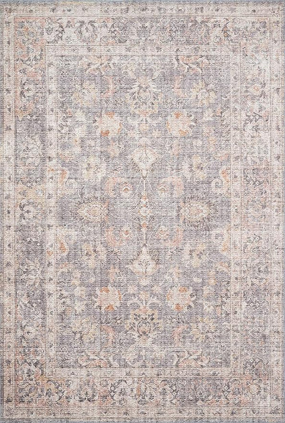 Loloi Skye Collection SKY-01 Grey/Apricot 2'-6" x 10'-0" Runner Rug