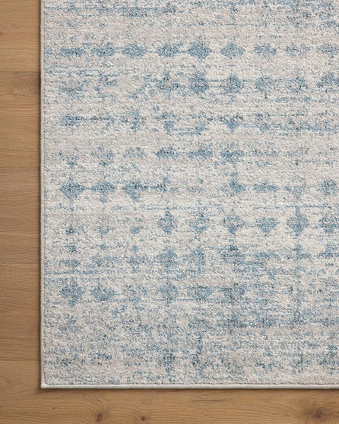 Loloi Kamala Collection KAM-04 Sky/Dove 7'-10" x 10' Area Rug