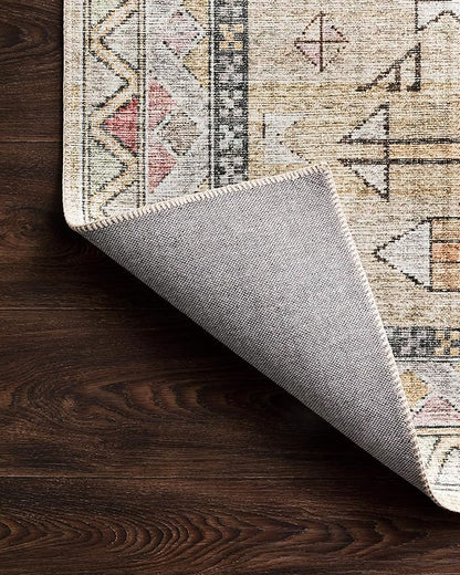 Loloi Skye Collection SKY-04 Gold/Blush 2'-0" x 5'-0" Accent Rug
