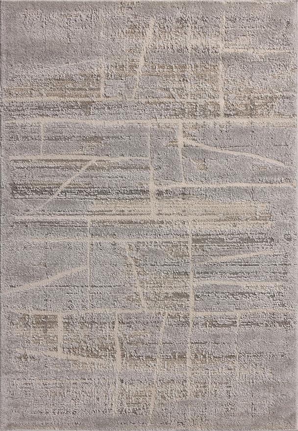 Loloi Amber Lewis Monty Collection MOT-07 Natural/Mist 2'-7" x 4', .50" Pile Height, Area Rug