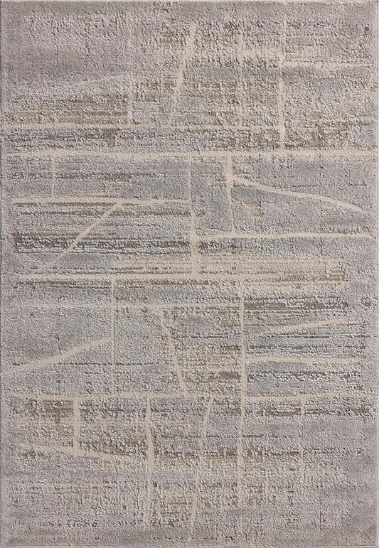 Loloi Amber Lewis Monty Collection MOT-07 Natural/Mist 6'-7" x 9'-3", .50" Pile Height, Area Rug