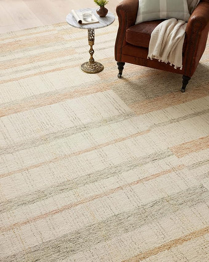 Loloi Chris Loves Julia Chris Collection CHR-04 Natural/Multi 8'-6'' x 11'-6'', .50" Pile Height, Area Rug