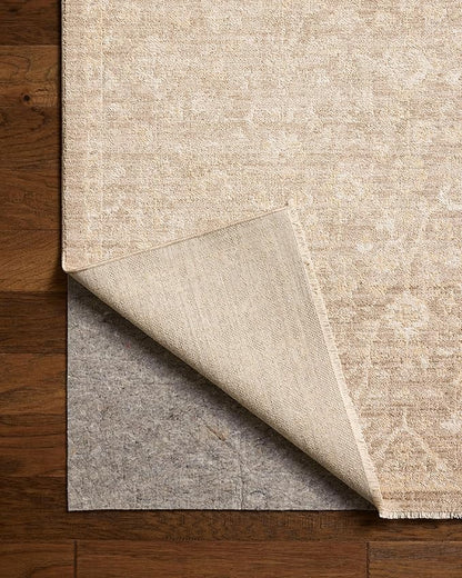 Loloi Chris Loves Julia Palma Collection PLM-01 Bark/Natural 7'-10" x 10' Area Rug Vintage Style Boho Living Room Bedroom Carpet