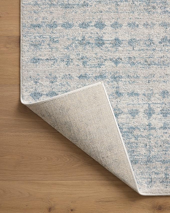 Loloi Kamala Collection KAM-04 Sky/Dove 7'-10" x 10' Area Rug