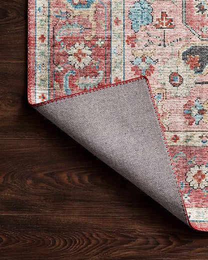 Loloi Skye Collection SKY-05 Brick/Ocean 9'-0" x 12'-0" Area Rug