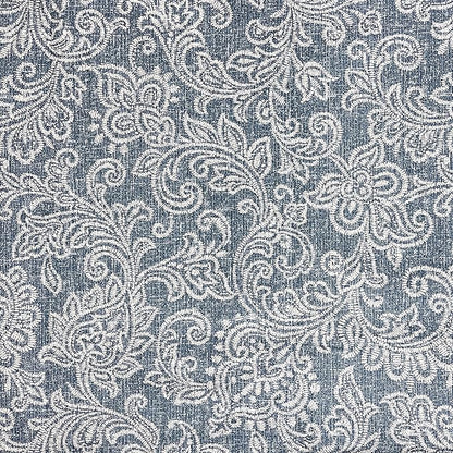 HomePop Classic Parsons Dining Chair -Denim Jacobean Print (Set of 2)