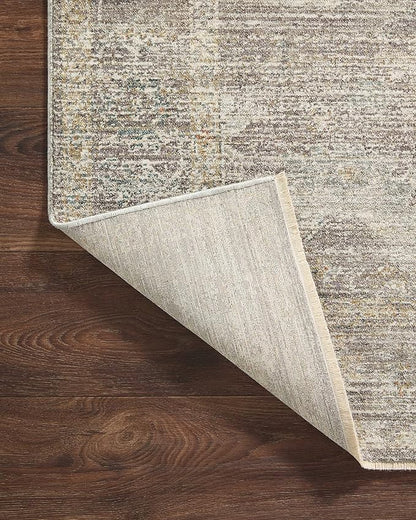 Loloi Magnolia Home by Joanna Gaines Millie Collection MIE-05 Stone/Natural 2'-7" x 10'-0", .25" Pile Height, Runner Rug