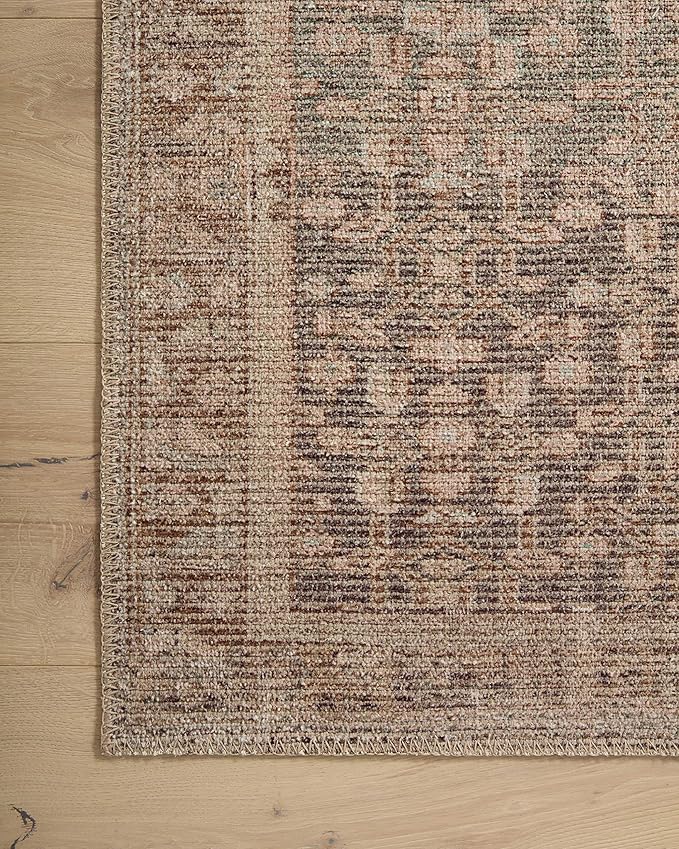 Loloi Angela Rose Aubrey Collection AUB-04 Sage/Bark 2'-0" x 5'-0", .19" Pile Height, Accent Rug