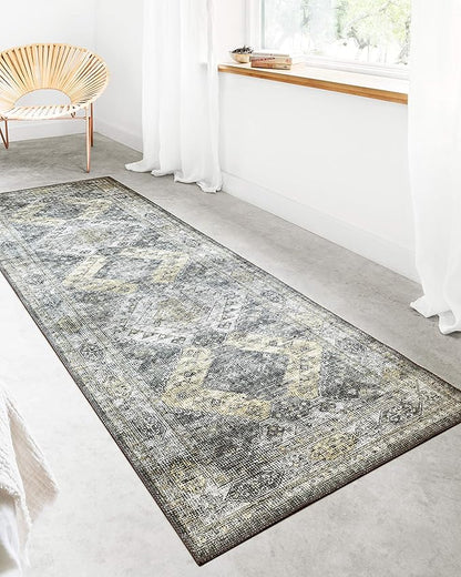 Loloi Skye Collection SKY-09 Graphite/Silver 2'-0" x 5'-0" Accent Rug