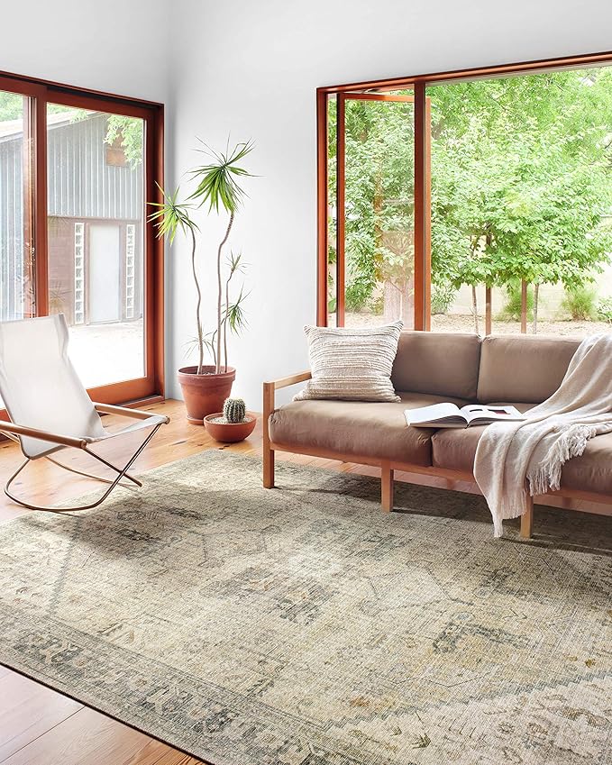 Loloi II Skye Collection SKY-13 Natural/Sand 2'-3" x 3'-9" Accent Rug