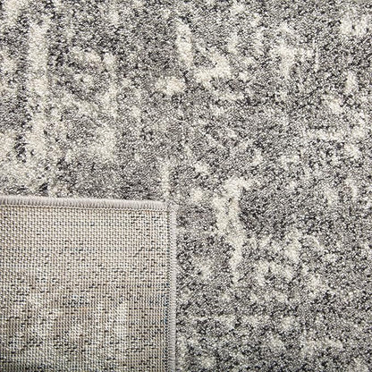 SAFAVIEH Evoke Collection 3' x 5' Grey/Ivory EVK256D Oriental Distressed Non-Shedding Living Room Bedroom Accent Rug