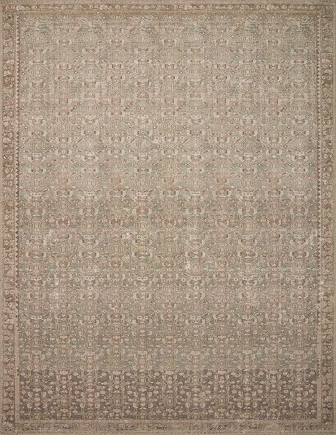 Loloi Angela Rose Aubrey Collection AUB-04 Sage/Bark 3'-9" x 5'-6", .19" Pile Height, Accent Rug