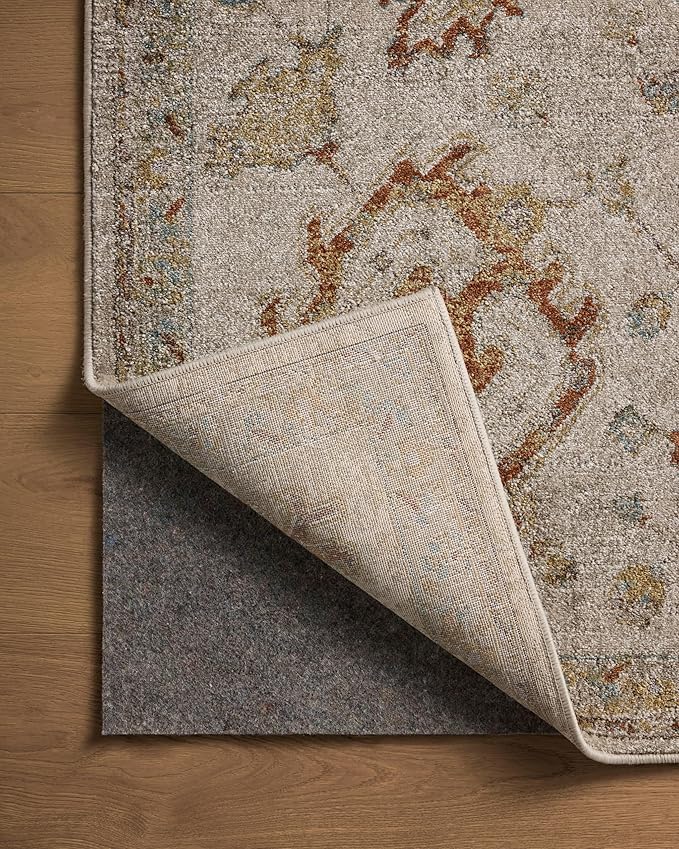 Loloi Magnolia Home by Joanna Gaines Mona Collection MOA-02 Oatmeal/Multi 5' x 7'-8" Area Rug