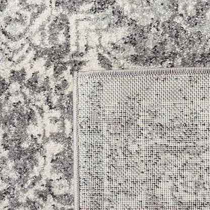 SAFAVIEH Evoke Collection 5'1" x 7'6" Grey/Ivory EVK256D Oriental Distressed Non-Shedding Living Room Bedroom Area Rug