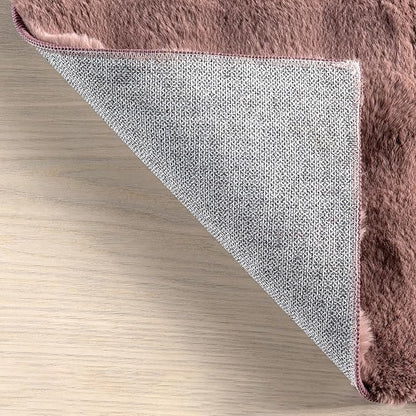 nuLOOM Jeni Checkered 5x8 Machine Washable Area Rug for Living Room Bedroom Dining Room Kitchen, Burgundy