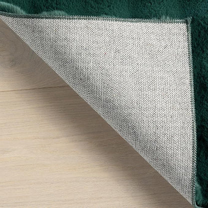 nuLOOM Jeni Checkered 3'9" x 6' Machine Washable Area Rug for Living Room Bedroom Dining Room Kitchen, Hunter Green