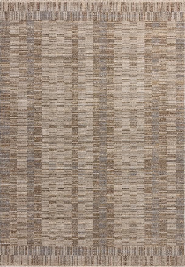Loloi Amber Lewis Cali Collection CIL-05 Natural/Multi 11'-6" x 15'-7", .25" Pile Height, Area Rug