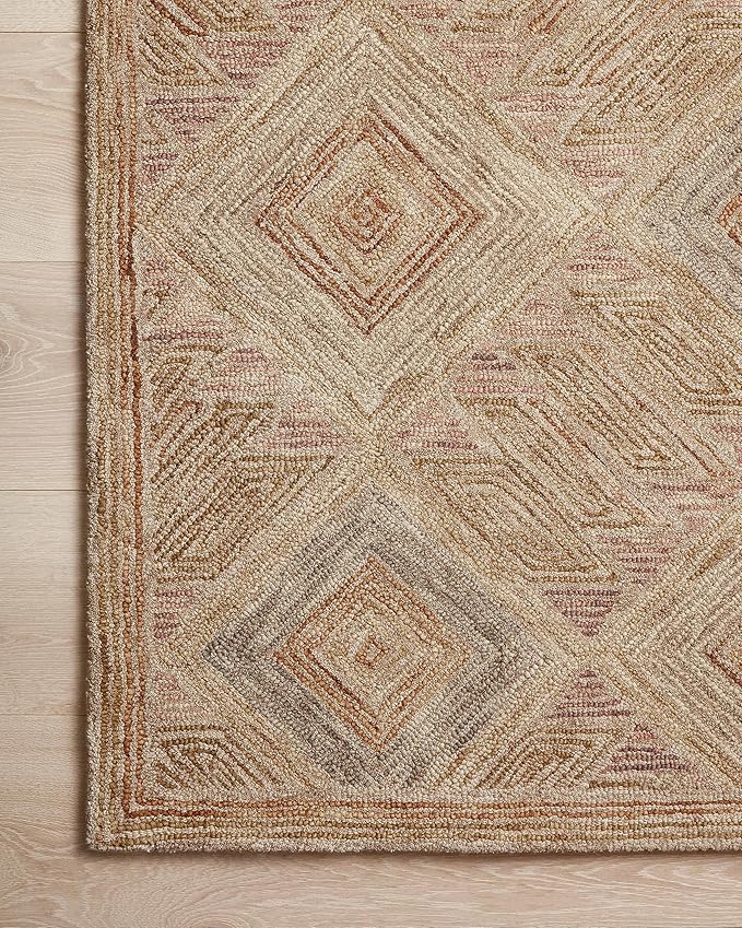 Loloi Varena Collection VAR-02 Berry/Multi 8'-6" x 11'-6" Area Rug