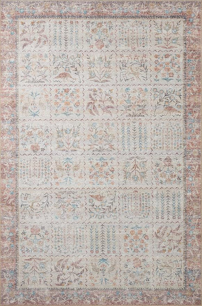 Loloi Rifle Paper Co. Maison Collection MAO-08 Cream 3'-9" x 5'-6", .19" Pile Height, Accent Rug