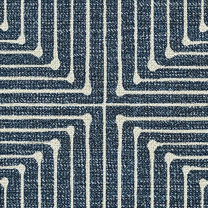 RUGGABLE x Jonathan Adler Machine Washable Modern Area Rug – Inkdrop Lapis Blue 2x3, Stain-Resistant, Non-Slip – Small Rugs for Living Room, Bedroom, Hallway, Entryway & Bathroom–with Standard Pad