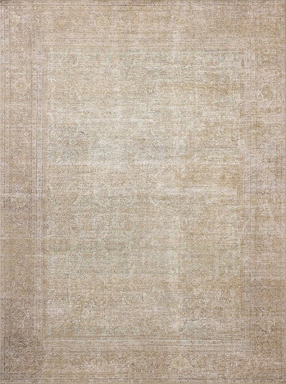 Loloi Amber Lewis Cambria Collection CBR-06 Multi/Natural 3'-6" x 5'-6" Accent Rug Jute, Neutral, Vintage Style, Antique Tone, Living, Bedroom, Dining, Carpet