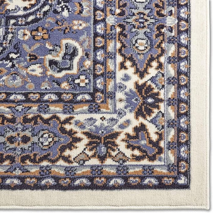 Home Dynamix Premium Sakarya Traditional Medallion Border Area Rug, Porcelain, 5'2"x7'4" Rectangle