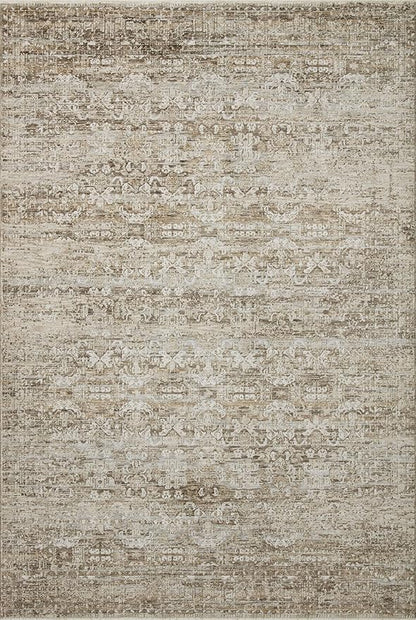 Loloi Amber Lewis Honora Collection HON-04 Bark/Dove 2'-0" x 3'-4" Accent Rug