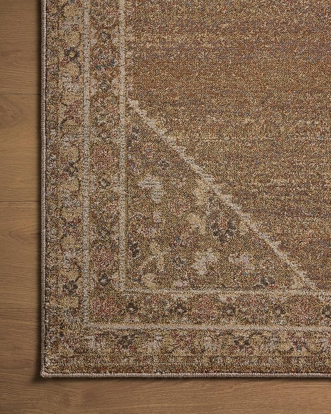 Loloi Magnolia Home by Joanna Gaines Mona Collection MOA-04 Sunset/Natural 2'-6" x 8'-0" Runner Rug
