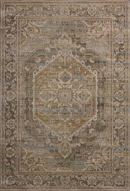 Loloi Magnolia Home by Joanna Gaines Mona Collection MOA-01 BARK/Sunrise 2'-6" x 10'-0" Runner Rug