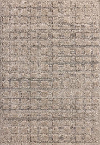 Loloi Amber Lewis Monty Collection MOT-06 Pebble/Beige 2'-7" x 8'-0" Runner Rug