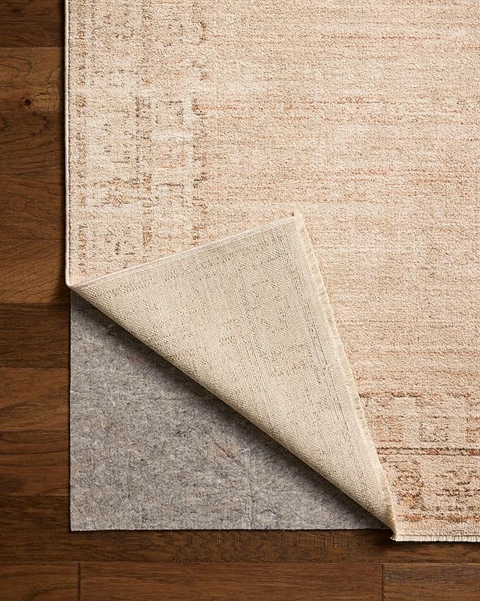 Loloi Chris Loves Julia Palma Collection PLM-02 Spice/Natural 2'-3" x 3'-10" Accent Rug Vintage Style Boho Living Room Bedroom Carpet