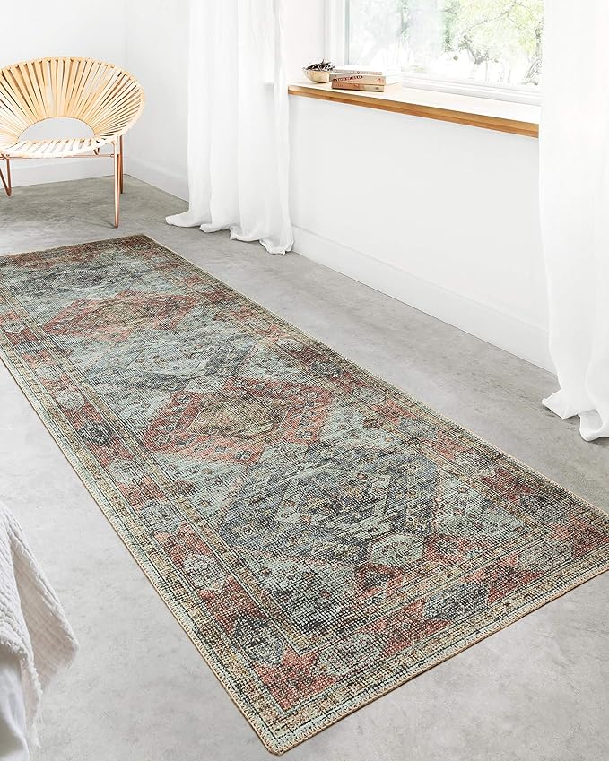 Loloi II Skye Collection SKY-06 Apricot/Mist 2'-3" x 3'-9" Accent Rug