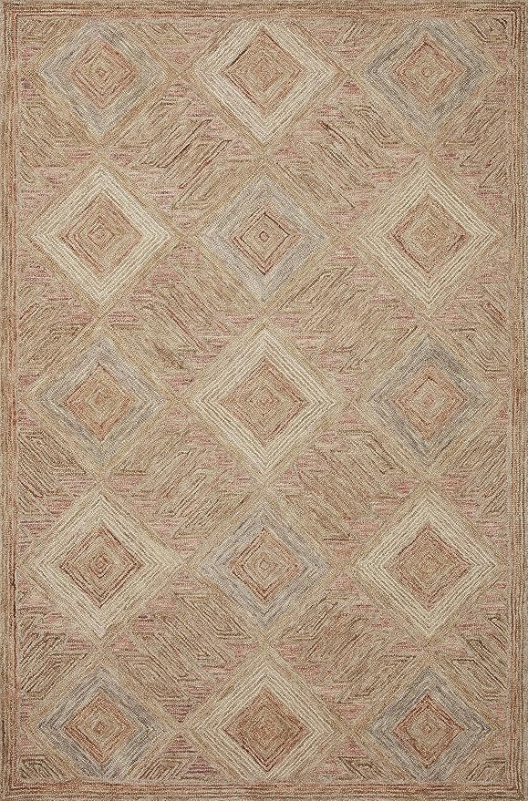 Loloi Varena Collection VAR-02 Berry/Multi 7'-9" x 9'-9" Area Rug