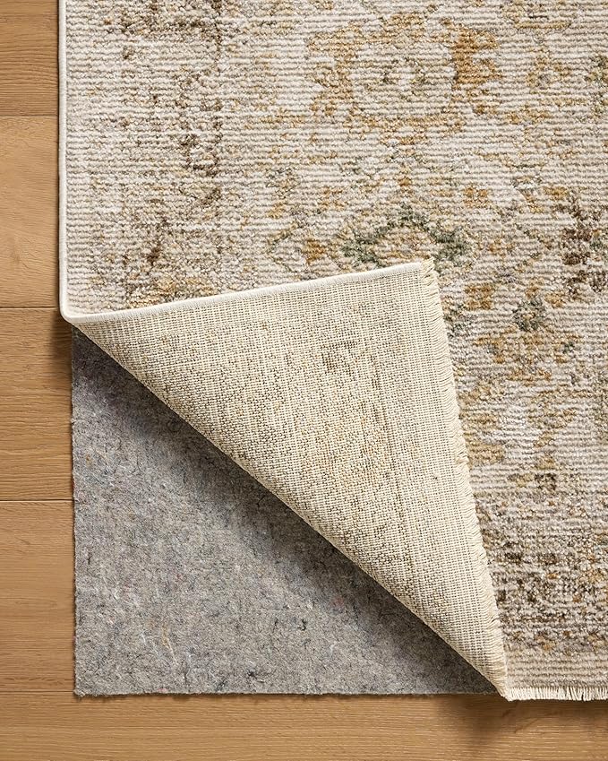 Loloi Magnolia Home by Joanna Gaines Pace Collection PAC-04 Natural/Multi 7'-8" x 7'-8" Round Area Rug