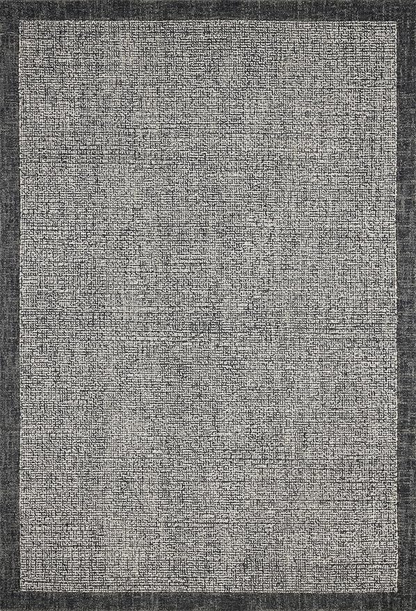 Loloi Magnolia Home by Joanna Gaines Henley Collection Ivory/Charcoal 9'-3" x 13' Area Rug