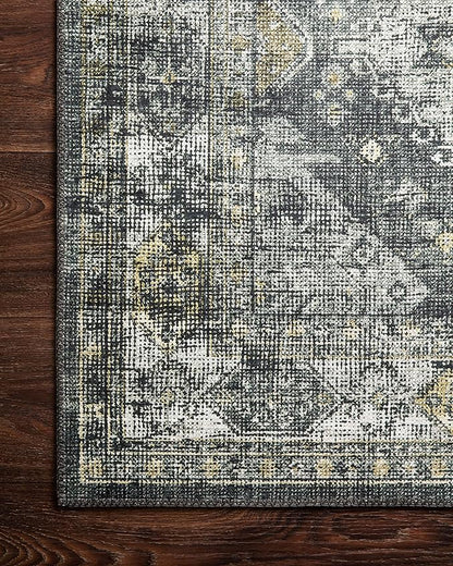 Loloi II Skye Collection SKY-09 Graphite/Silver 7'-6" x 9'-6" Area Rug