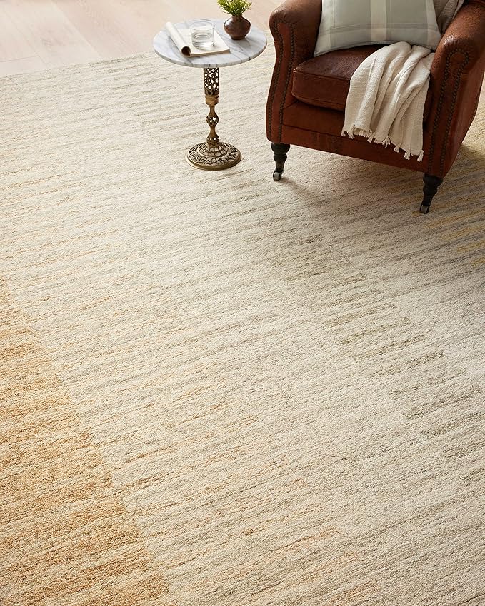 Loloi Chris Loves Julia Chris Collection CHR-01 Dove/Santa Fe 7'-9'' x 7'-9'' Square, .50" Pile Height, Area Rug