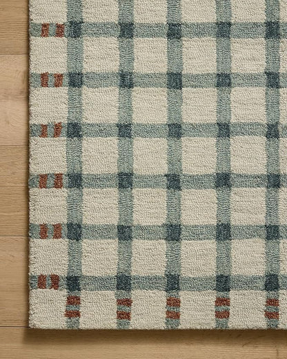 Loloi Magnolia Home by Joanna Gaines Waylon Collection WAY-02 Spa/Brick 2'-6" x 7'-6" Runner Rug