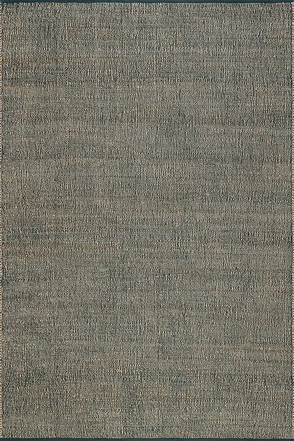 nuLOOM 6x9 Elfriede Jute & Cotton Hand Woven Area Rug, Green, Solid Rustic Farmhouse Style, Weaved Design, Natural Fiber, for Bedroom, Living Room, Dining Room, Hallway, Office, Entryway