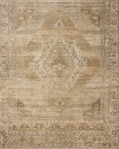 Loloi Amber Lewis Cambria Collection CBR-03 Taupe/Antique Bronze 8'-6" x 11'-6" Area Rug Jute, Neutral, Vintage Style, Antique Tone, Living, Bedroom, Dining, Carpet