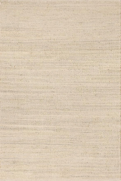 nuLOOM 7'6" x 9'6" Elfriede Jute & Cotton Hand Woven Area Rug, Natural, Solid Rustic Farmhouse Style, Weaved Design, Natural Fiber, For Bedroom, Living Room, Dining Room, Hallway, Office, Entryway