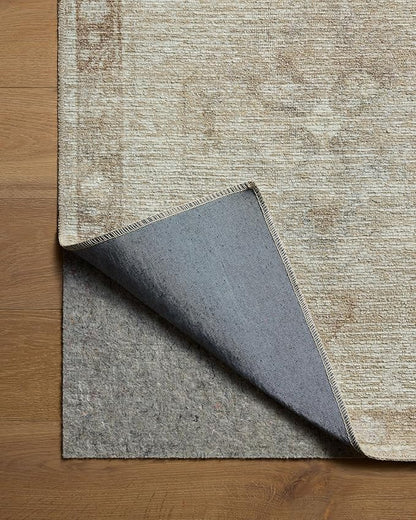 Loloi Amber Lewis Cambria Collection CBR-02 Mist/Natural 2'-6" x 7'-6" Runner Rug Jute, Neutral, Vintage Style, Antique Tone, Living, Bedroom, Dining, Carpet